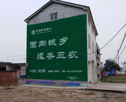 龙山为什么制作墙体广告