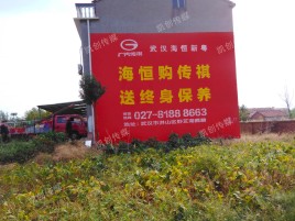 龙山墙体广告影响褪色的因素