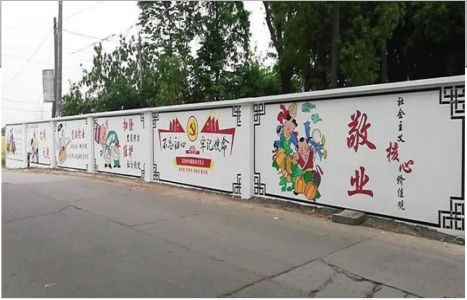 龙山手绘墙画在现实中主要有哪些应用？