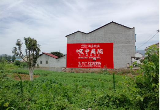 龙山做墙体广告的意义