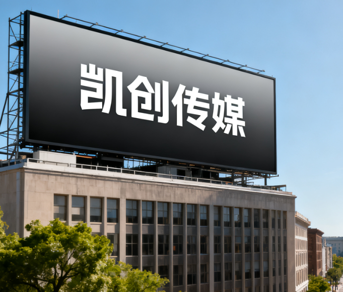 龙山户外广告牌的设计与制作